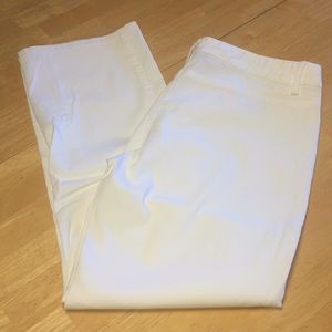 Express white capri pant